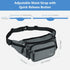 ProCase Fanny Pack Waist Packs for Men Women, Waist Bag Hip Pack for Travel Hiking Running Outdoor Sports -Grey, M...